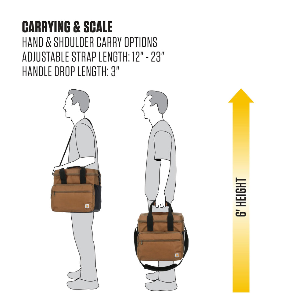 Carhartt weather-resistant coated fabric withstands beach and jobsite use