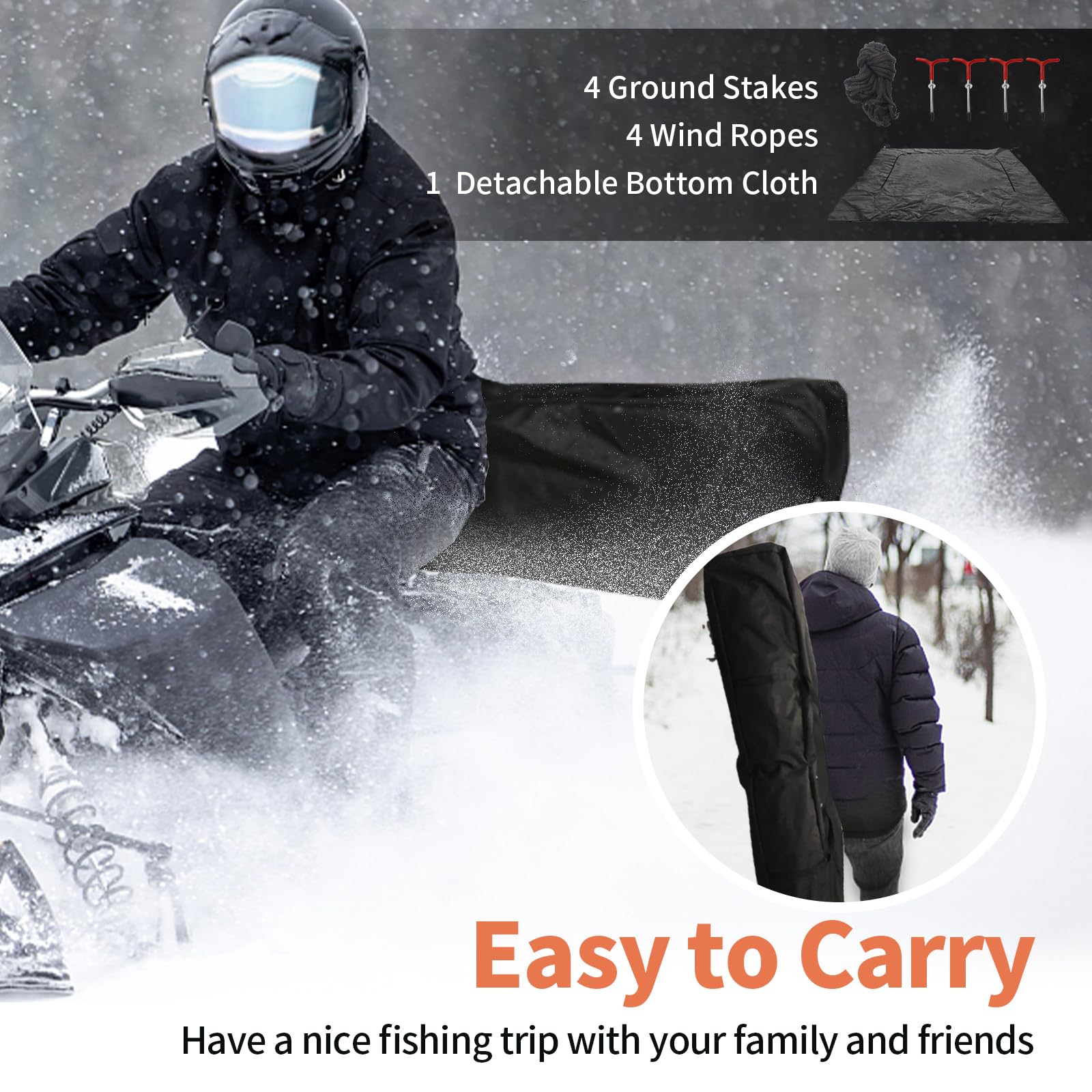 Carivia carry bag highlights portable design for easy ice transport
