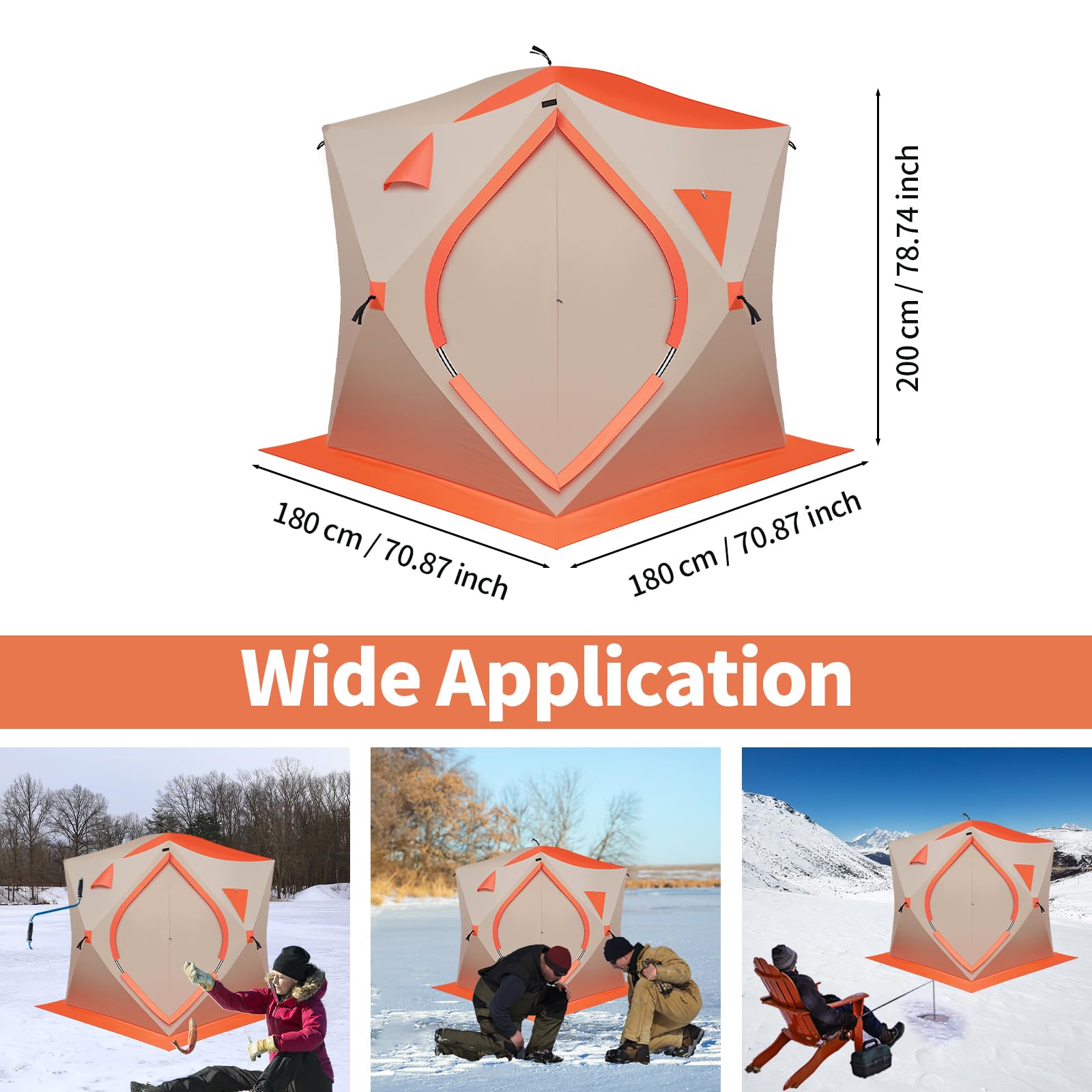 Carivia tent resists cold and wind, keeping you cozy in frost