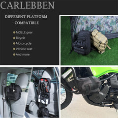 Carlebben Kit with MOLLE attachment simplifies securing to gear