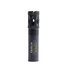 Carlson's 20ga Huglu long-range choke tube in blued steel for tighter patterns.