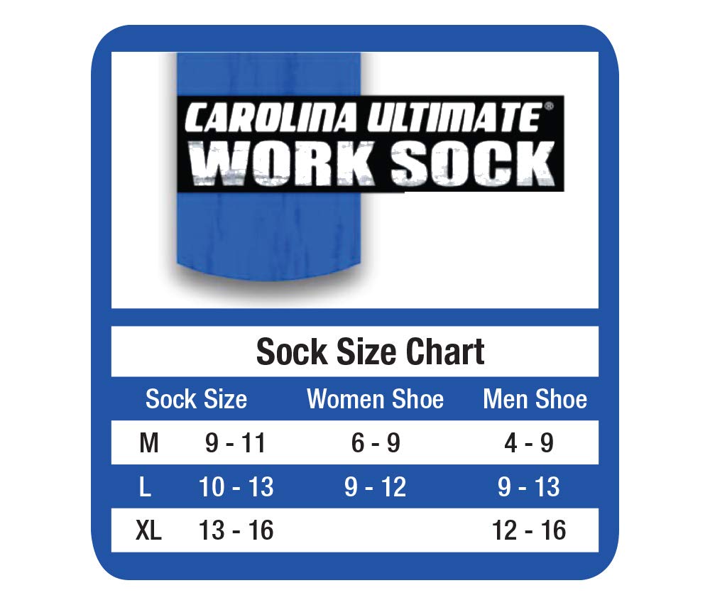 Ribbed leg top remains in place on Carolina Ultimate mid-calf socks during movement