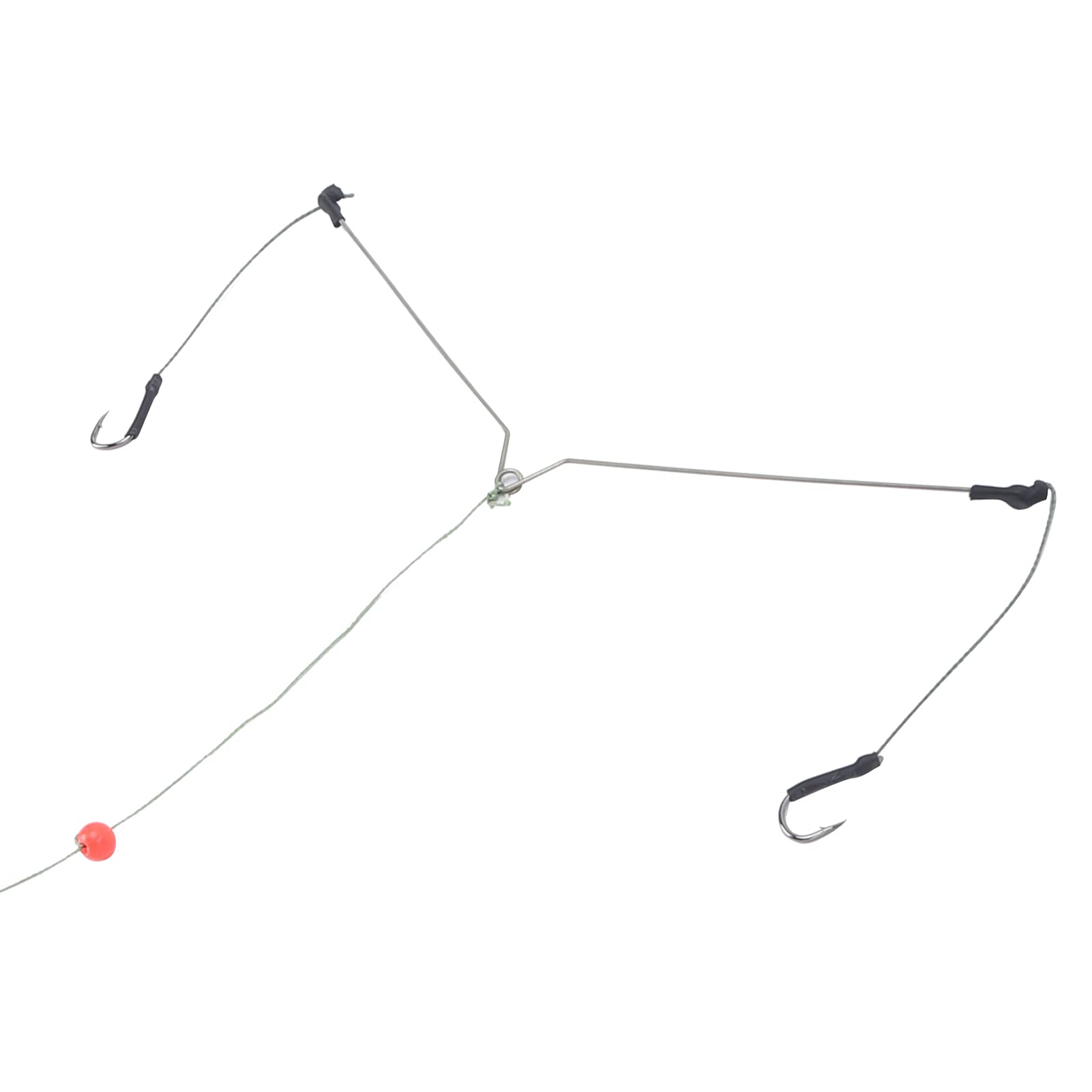 Carp fishing bait feeder in action attracting fish