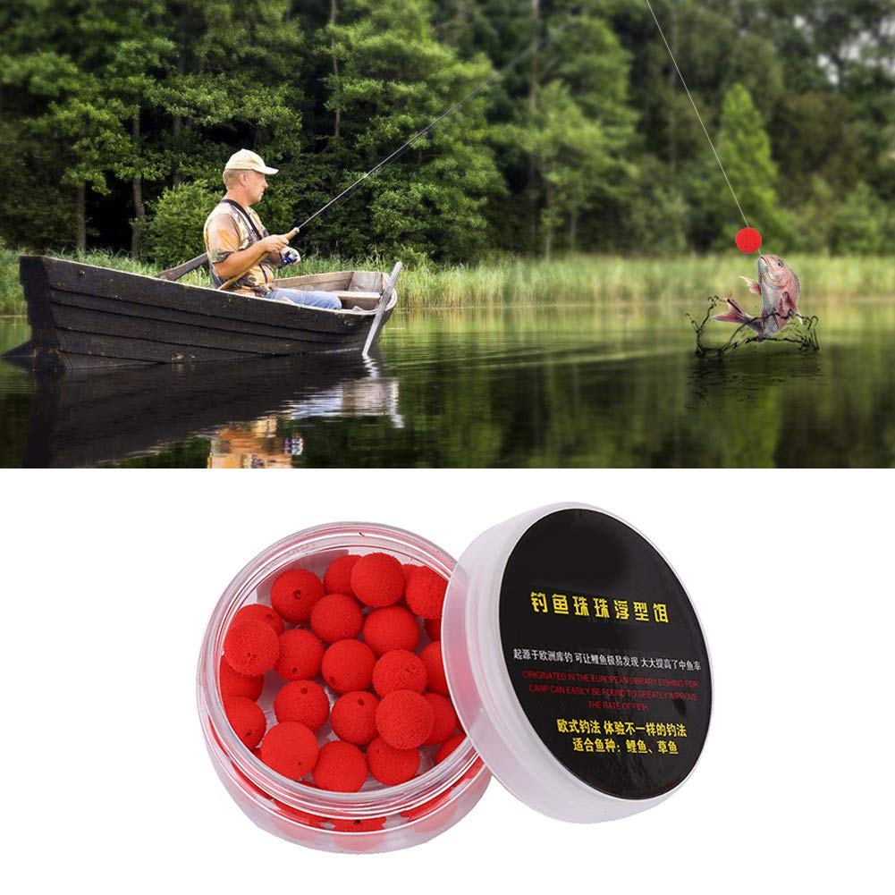 Carp boilies 12mm foam-up soft pellets side view
