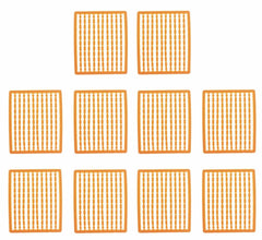 Orange Boilie Stops for Carp Fishing - 1000pcs, product overview