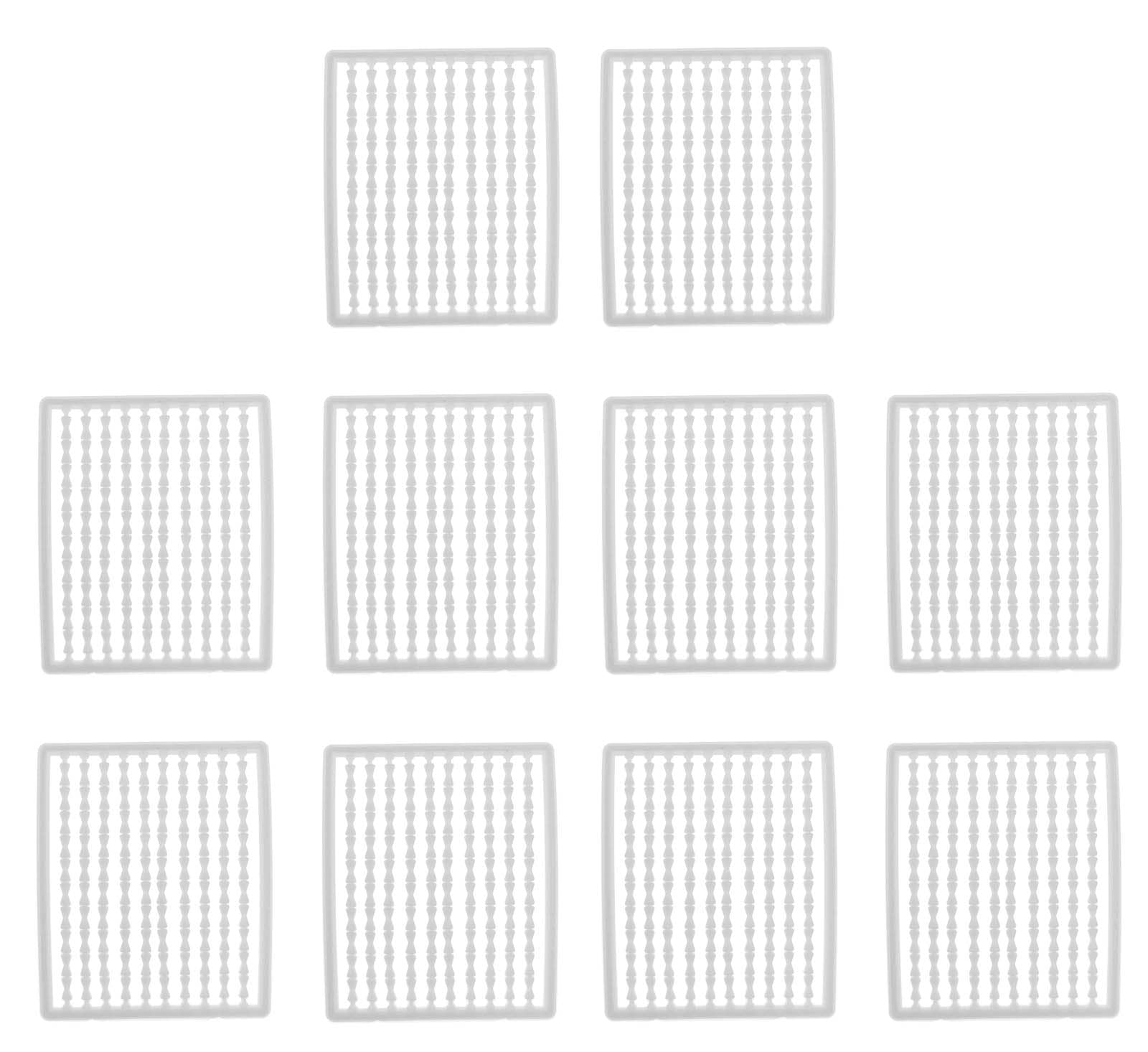 White 1000-piece Boilie Stops for Carp Hair Rig