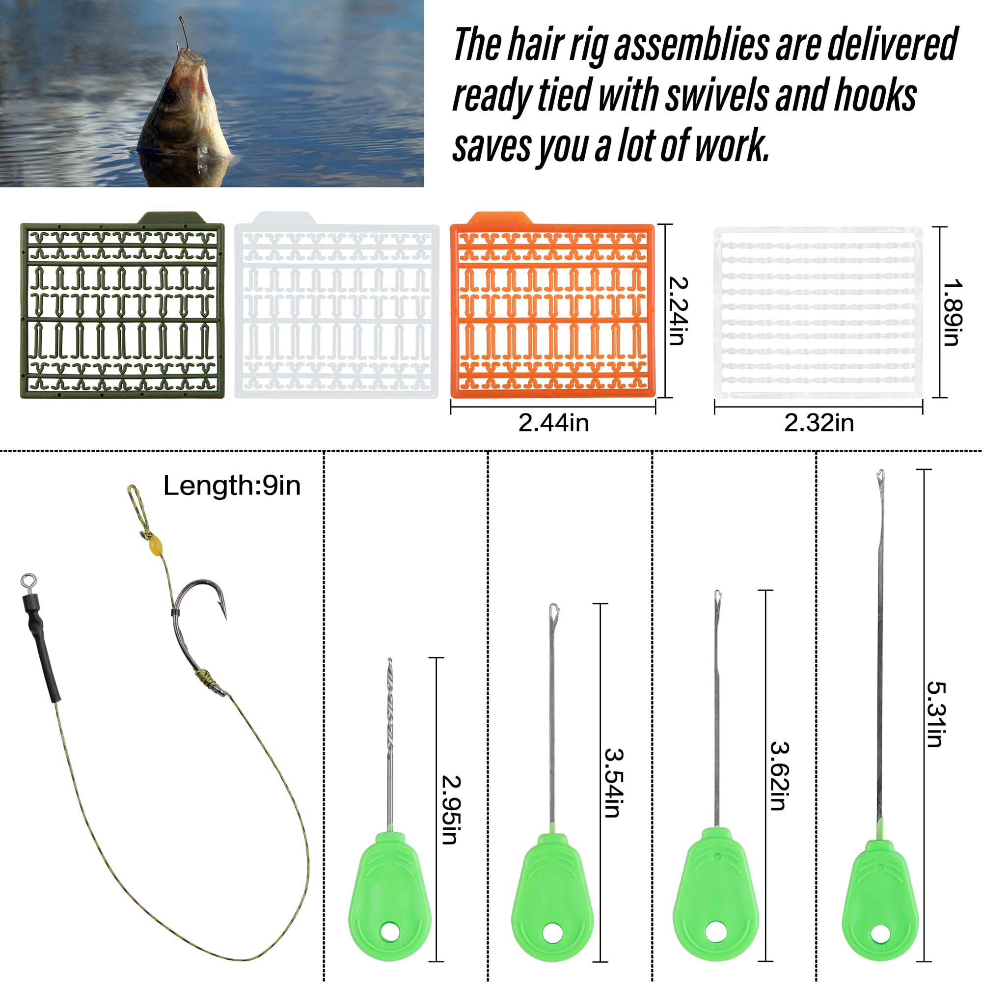 Stringer needles included in kit
