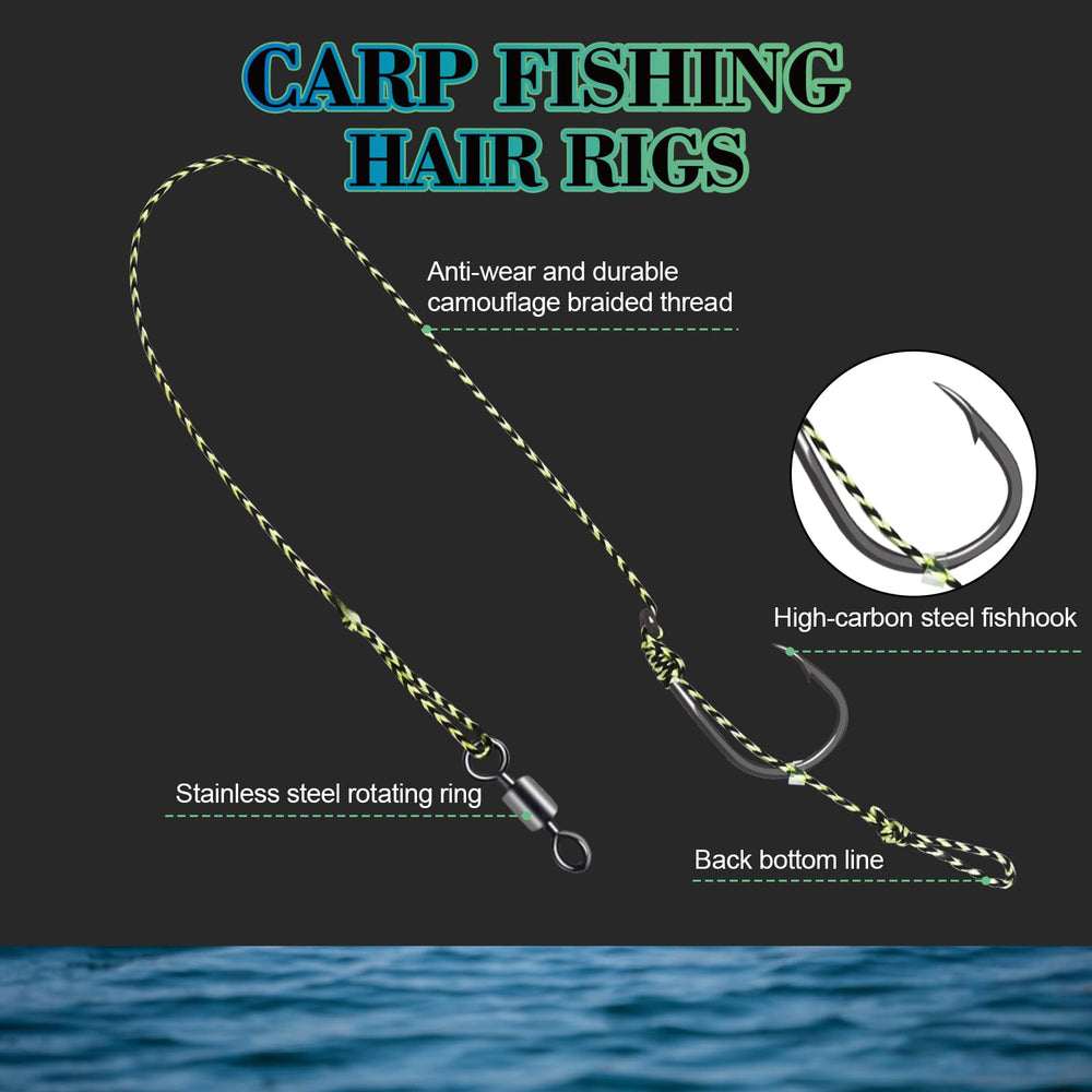 Camouflage braided line for stealth carp fishing