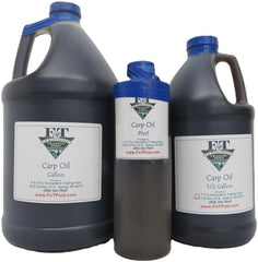 Carp Oil loud-thick fish-oil lure-scent half gallon boosts attraction and stay-put effectiveness on lures.