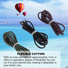 Green 1m silicone carp rig tubing for hair rigs