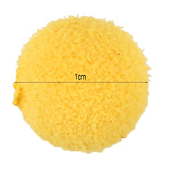Bright foam lures with vibrant colors for carp