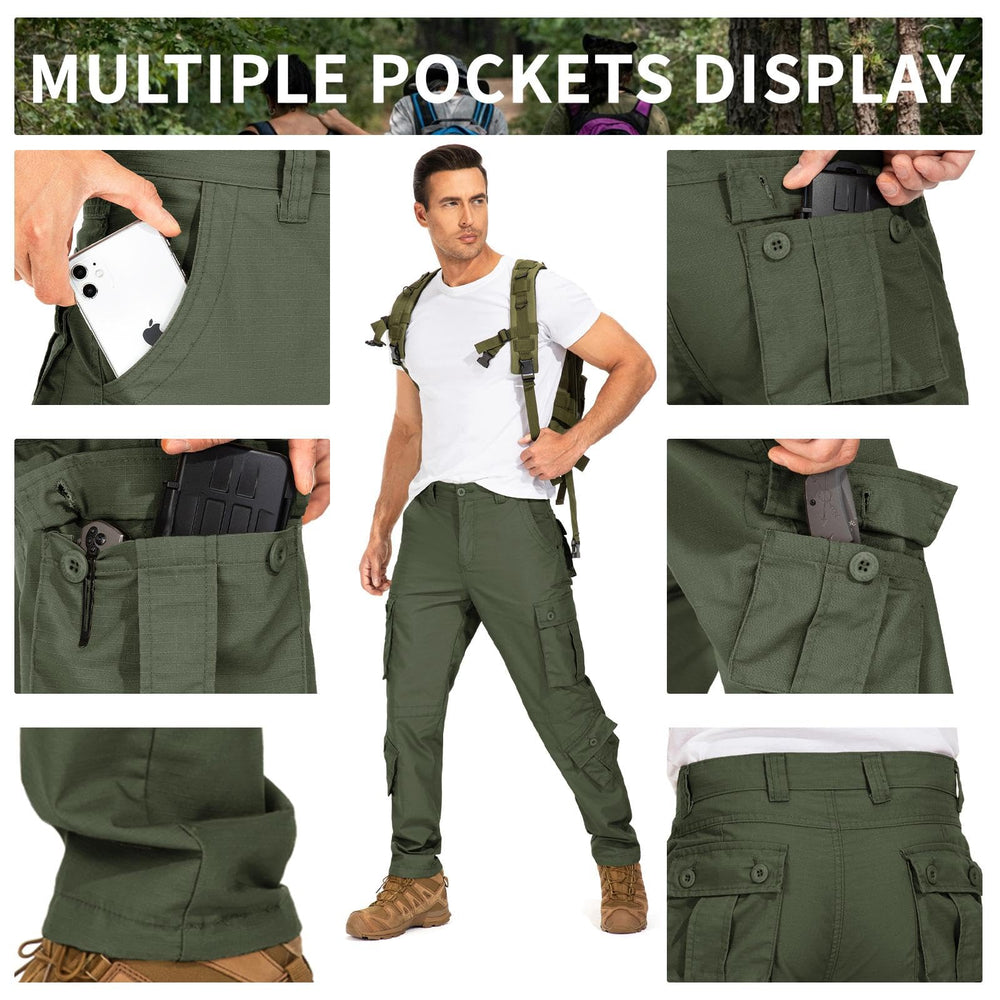 CARPANT Army Green canvas fabric texture and durability