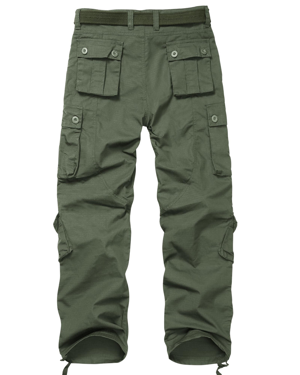 CARPANT Army Green Tactical Cargo Pants eight-pocket layout for outdoor gear