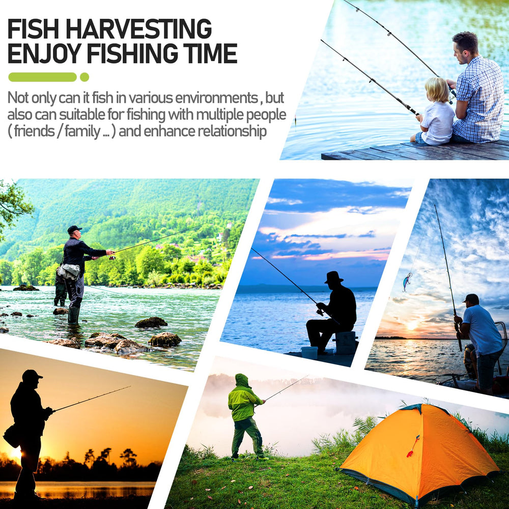 Carrier bag and organized fishing gear included in the kit