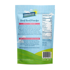 Carrington Farms Beet Root Powder jar side view ready to boost color in drinks.