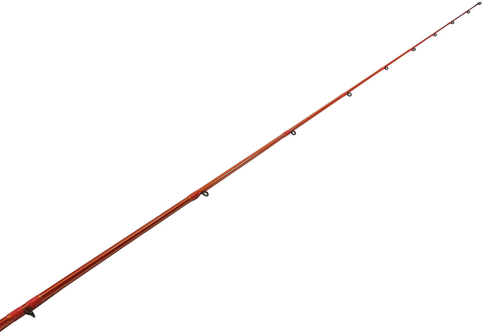 Carrot Stix Wild Wild Orange rod with HD EVA handle shows secure grip and fast action.