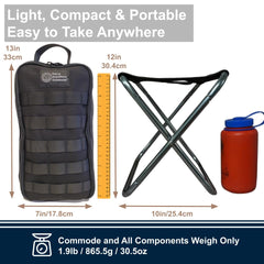 Carry Anywhere Commode potty-training-friendly option for toddlers during outdoor adventures.