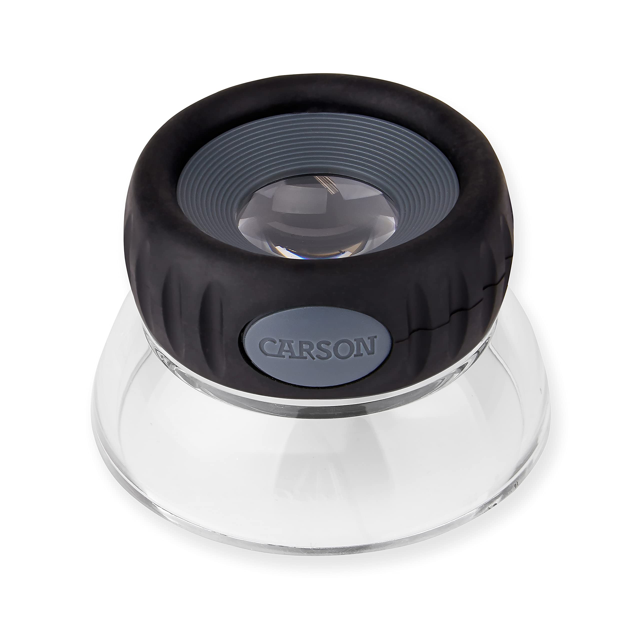 Carson LumiLoupe Plus 10.5x dual-lens focus reveals tiny details for precise inspection.