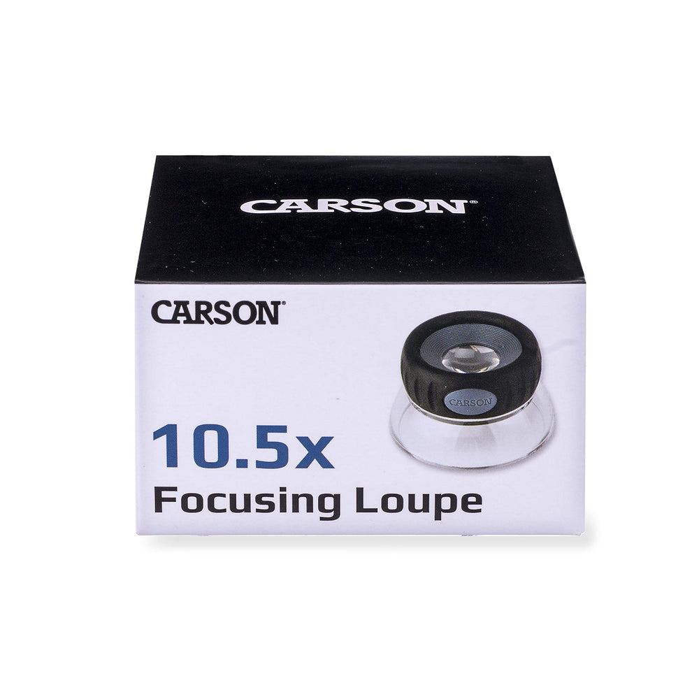 Carson LumiLoupe Plus stand magnifier offers hands-free viewing.