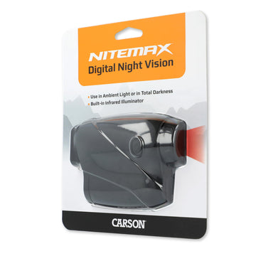 Carson NiteMax used in night-vision scenarios for outdoor use cases.