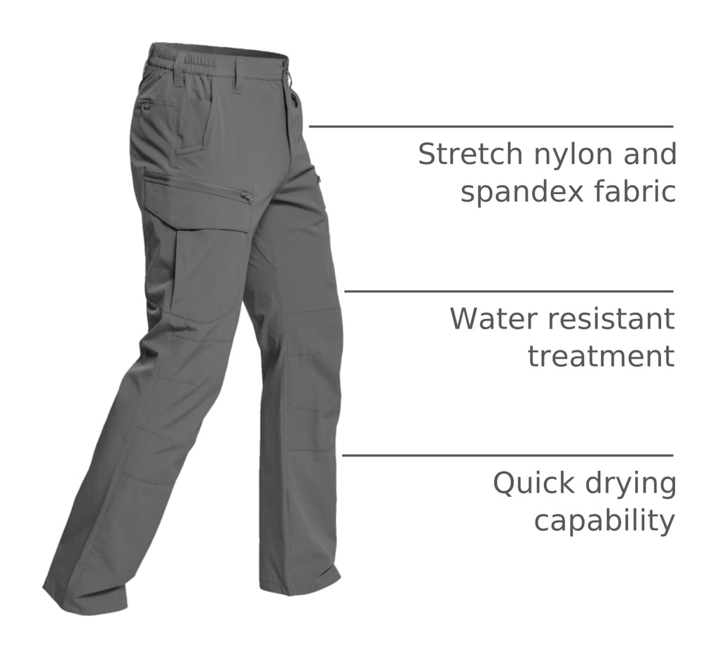CARWORNIC hiking pants pocket organization with secure storage for essentials