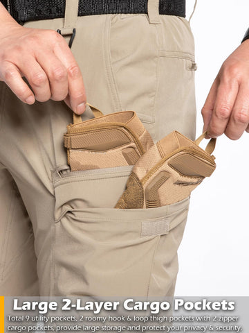 CARWORNIC quick-dry fabric maintains comfort during active hiking and travel