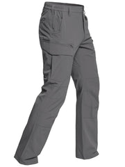 CARWORNIC men's lightweight tactical hiking pants showing water-resistant flex and cargo pockets for outdoors