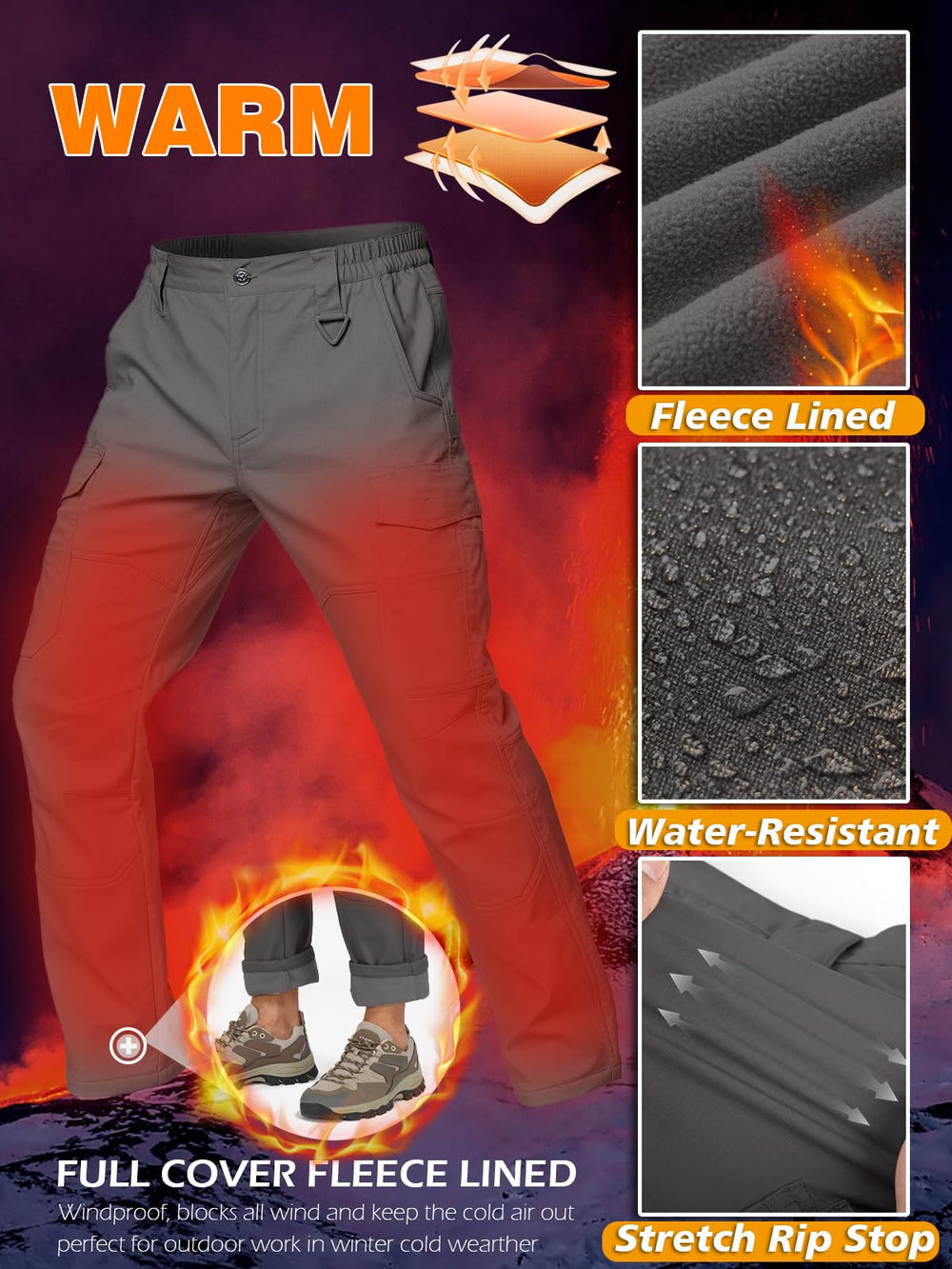 CarWornic cargo pants show 13 pockets for organized tools and gear at work