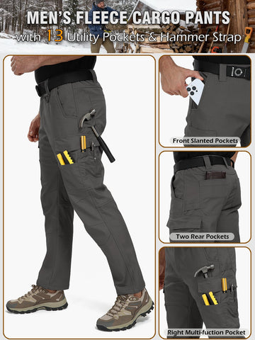 CarWornic pants feature side-action elastic waistband for comfortable, flexible all-day wear