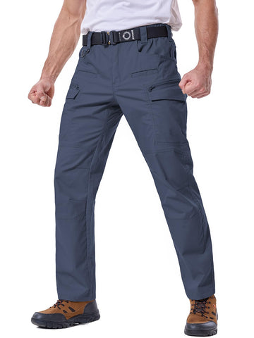 CARWORNIC men's stretch tactical pants elastic waistband for secure, comfortable fit