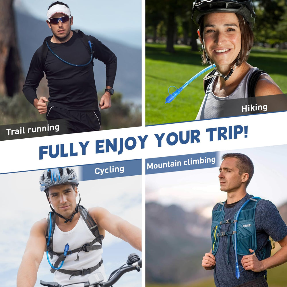 CasaCulina hydration bladder with 2L capacity, light weight for runners.