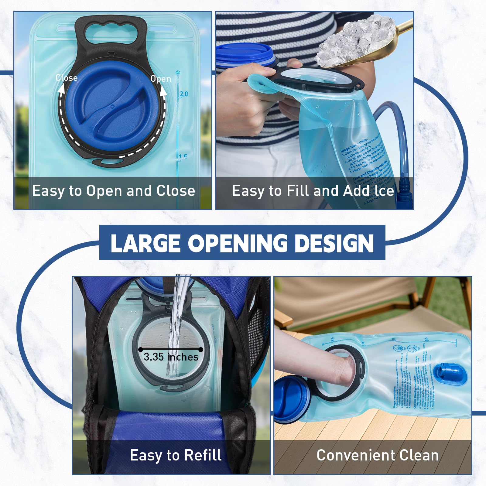 CasaCulina BPA-free hydration pack, safe daily use on trails.