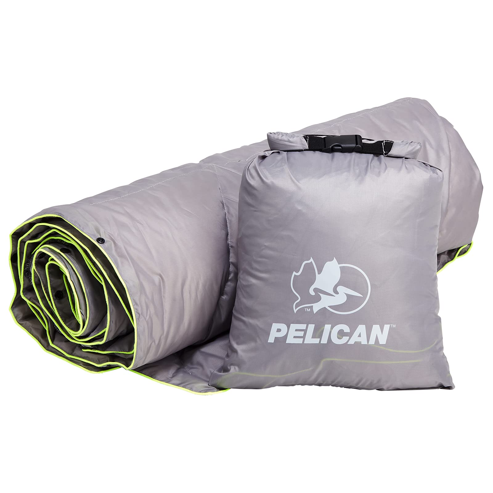 Case-Mate Pelican Woobie Blanket folded compactly for easy transport and quick warmth on trips.