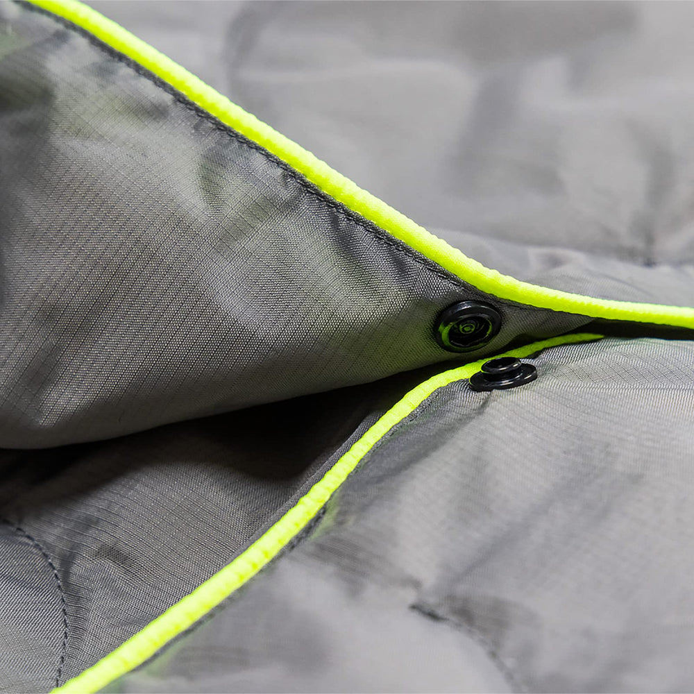 Case-Mate Pelican Woobie used for camping and hiking, highlighting portability and multi-use comfort.