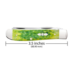 Case XX MINI TRAPPER clip-point blade for precise cutting tasks.