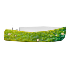 Peach Seed Jig pattern on Case XX SOD BUSTER JR adds classic visual appeal.