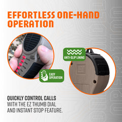 Cass Creek CC-065 one-hand operation supports quick field signaling