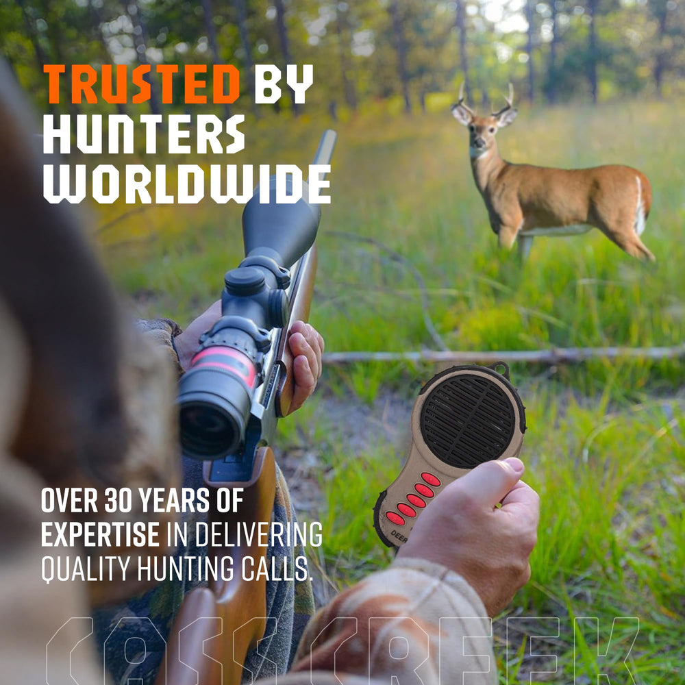 Cass Creek Ergo Deer Call CC983 rugged construction for harsh field conditions.