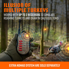 Cass Creek Nomad receiver shown as handheld turkey call for field use.