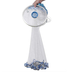 Portable nylon cast net for fishing
