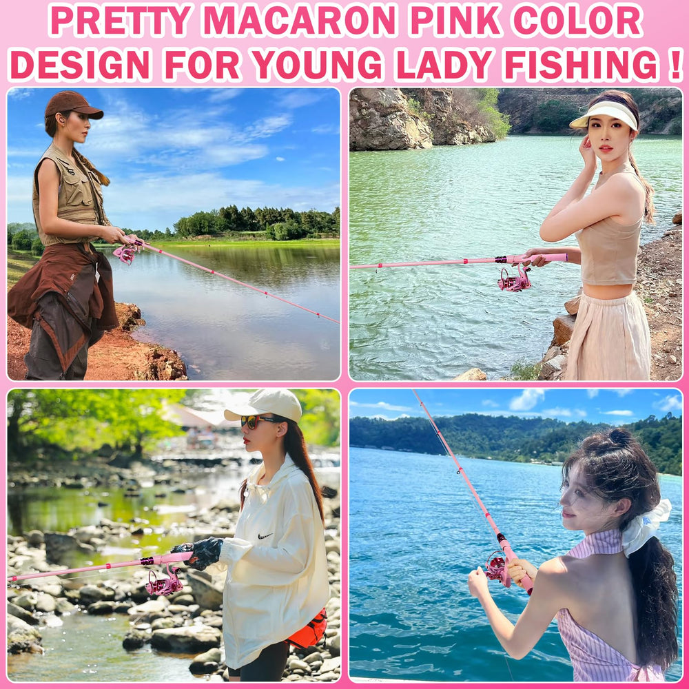 Soft lures included in Castaroud Lady fishing kit