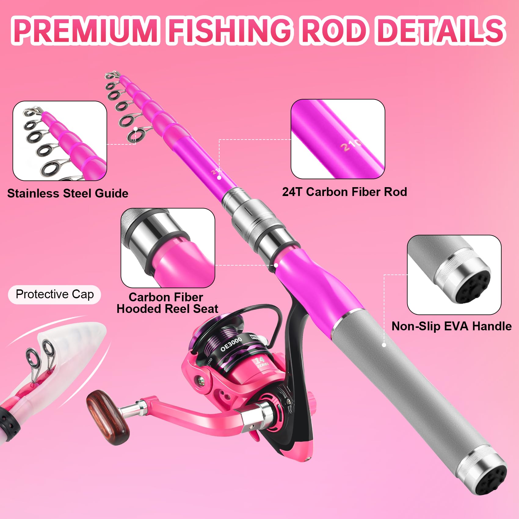 Castaroud travel bag for lady fishing kit keeps gear organized on trips