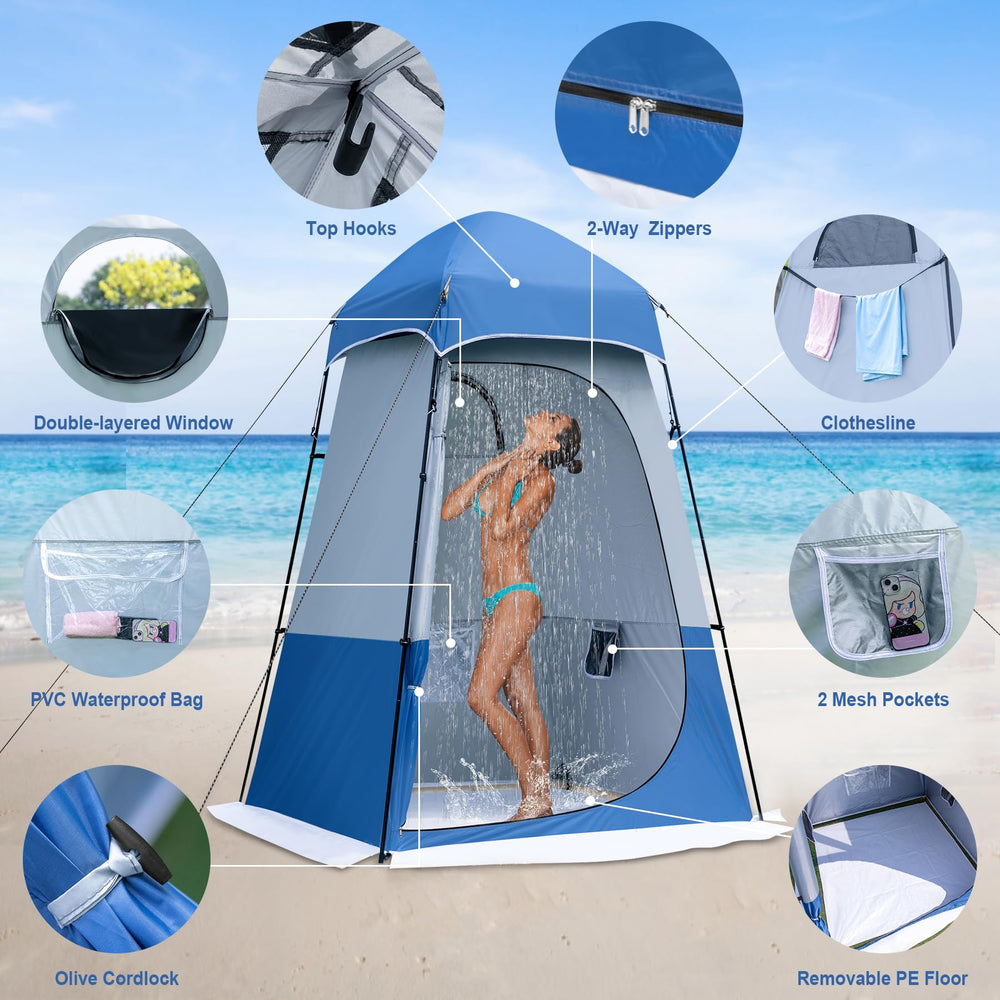 Castle Unicorn privacy and ventilation with mesh windows for airflow