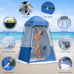 Castle Unicorn privacy and ventilation with mesh windows for airflow