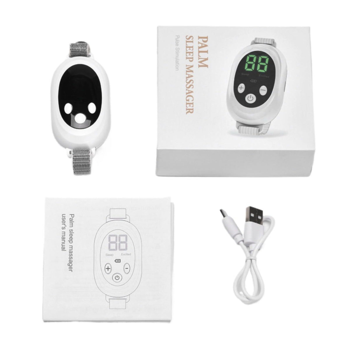 Castrap Sleep Aid Device handheld view for on-the-go relaxation.