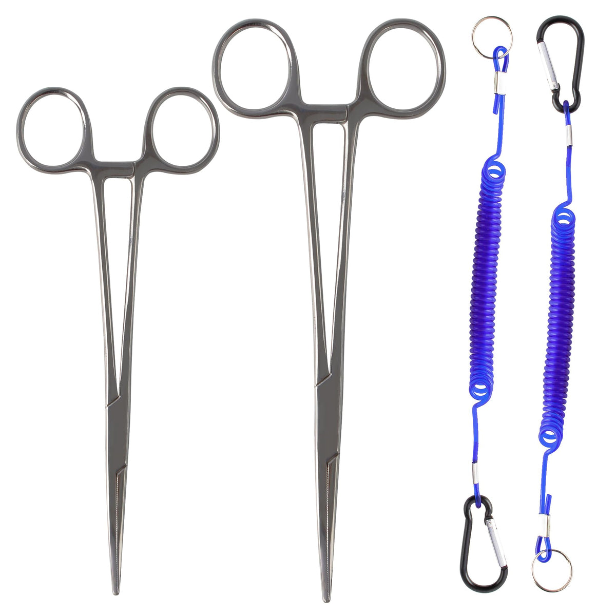 CASTSTRIKE all-in-one fishing tool kit with forceps, scissors, reel and lanyard