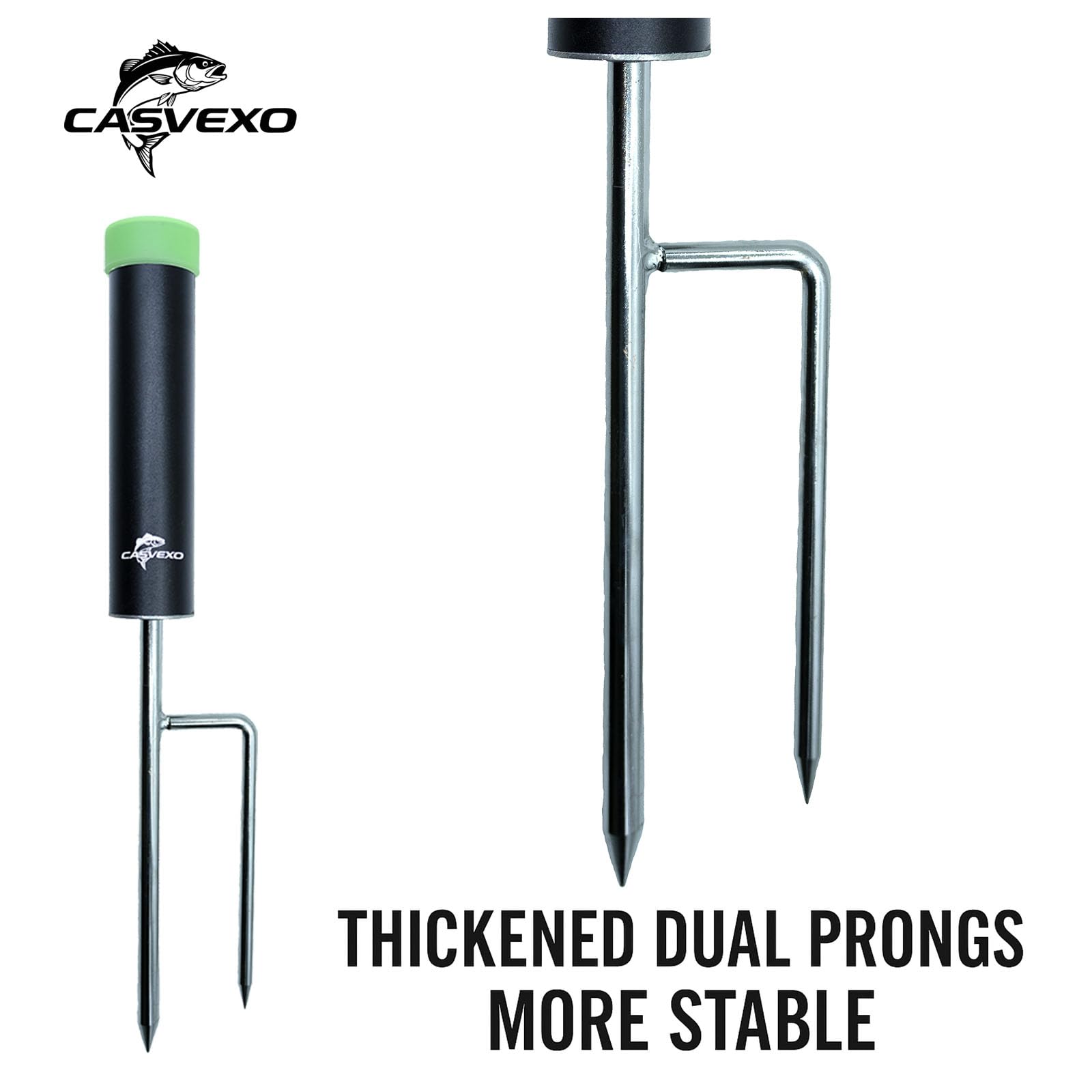 Rod holders compatible with standard fishing rods up to 1.25 inches