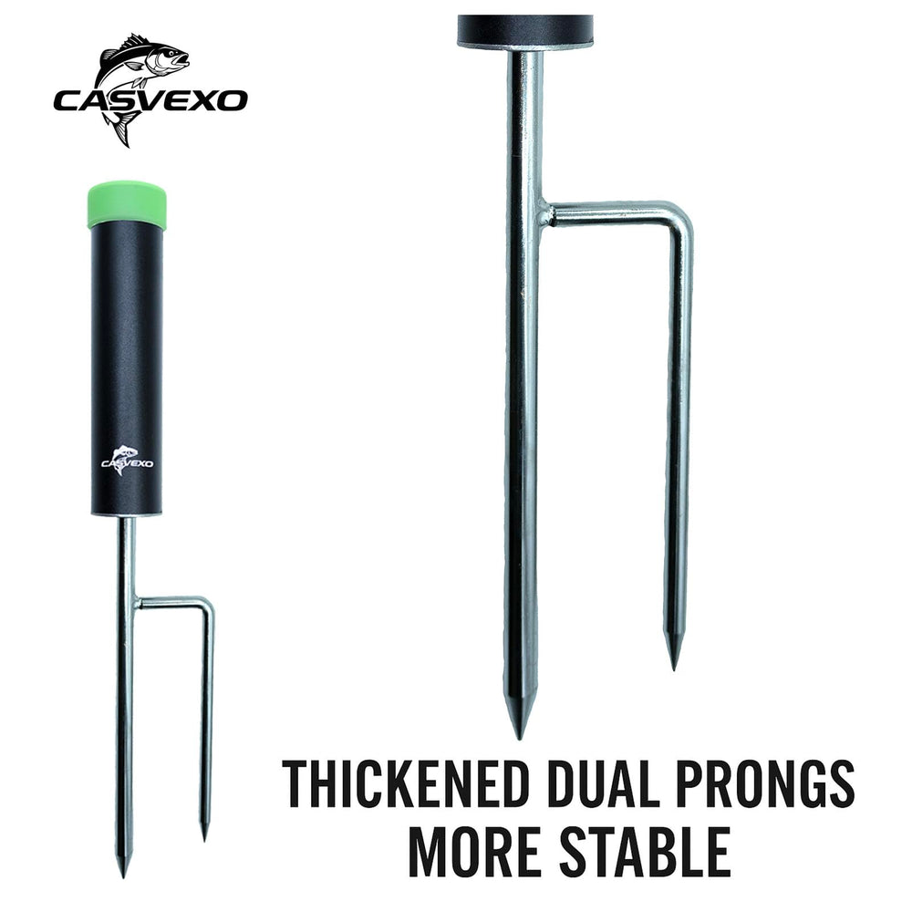 Rod holders compatible with standard fishing rods up to 1.25 inches