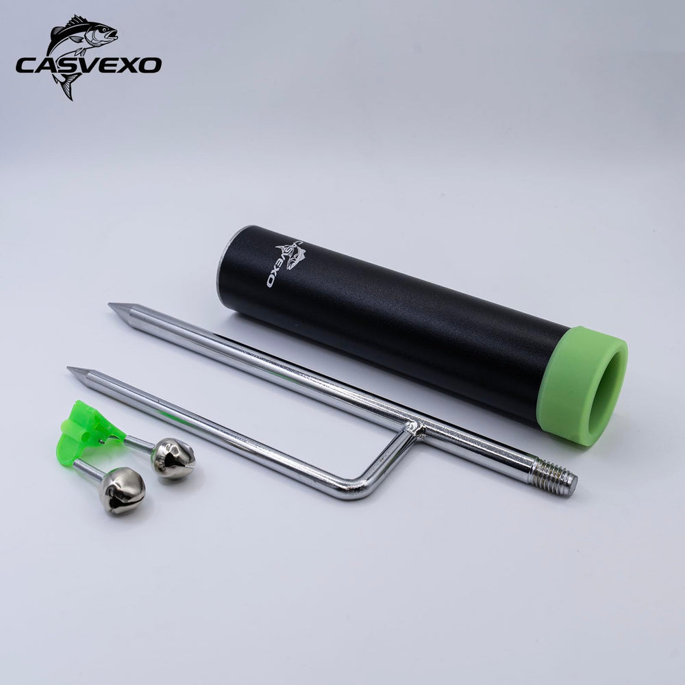 Tool-free push-and-twist setup mechanism for CASVEXO holder
