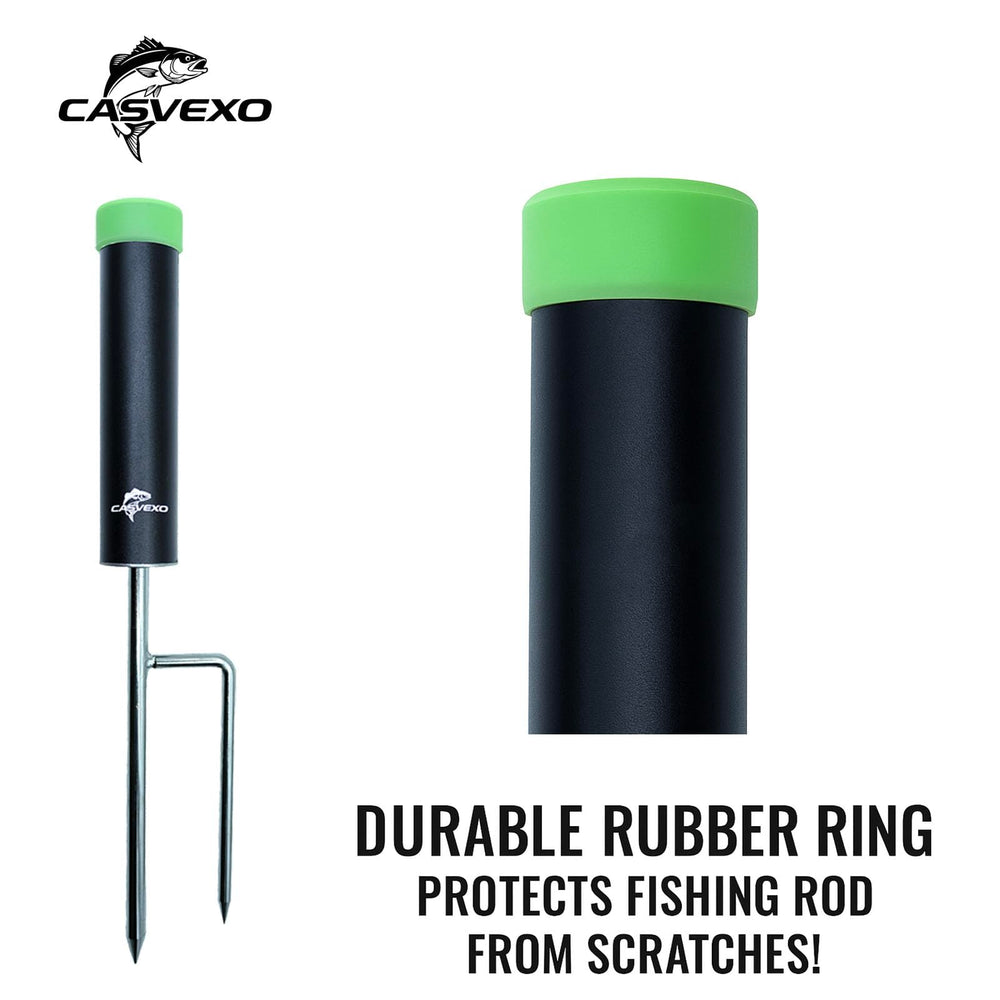 Package includes two rod holders and two alarm bells